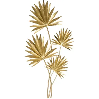 Atmosphera - Wanddekoration "Feel" - Metall 39 × 73 cm - Gold