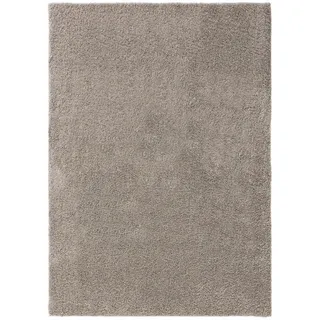 benuta Hochflorteppich Soho hellgrau 250x300 cm - Böden, Teppiche, Hochflorteppiche - Shaggys