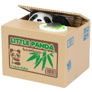 Xrten Elektronische Spardose, Elektronische Panda Sparbüchse für Kinder und Erwachsene, Kleine Sparkasse Gelddose Geschenk für Kinder für Kleingeld