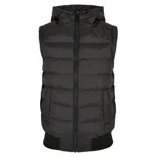 Urban Classics - Weste mit Kapuze für Herren TN1637 (S) (Schwarz) - Schwarz