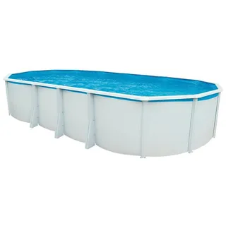 Steinbach Highline Ovalpool 366 x 730 x 132 cm inkl. Skimmer und Poolleiter
