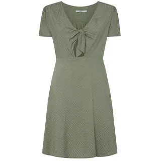 Pepe Jeans Nani Kurzarm Midi-kleid Washed Green M