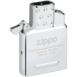 Zippo Gaseinsatz für Sturmfeuerzeuge - Double Flame Insert - Nachfüllbar mit Butangas - Passt in alle klassischen Zippo-Gehäuse