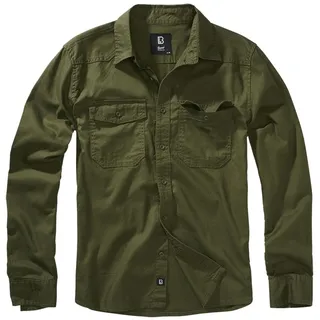 Brandit Textil Brandit Flanellshirt oliv, Größe XL,