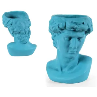 L.Nicht Vase T.Herren Türkis 17 x 15 x 23 8254