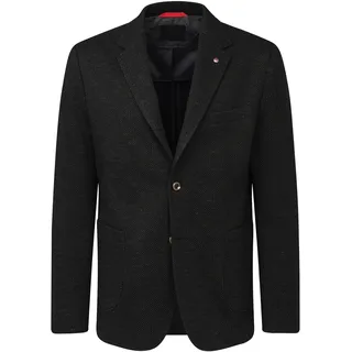 Sakko BUGATTI, Herren, Gr. 52, braun, 65% Baumwolle, 35% Polyester, unifarben, normal, Manschette, Sakkos Sakko, mit aufgesetzten Taschen