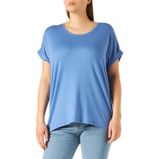 Bild T-Shirt ONLMOSTER, mit Aufschlag am Arm, blau