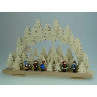 Schwibbogen mit stritzel- und Laternenkinder Größe =50x31cm NEU Lichterbogen