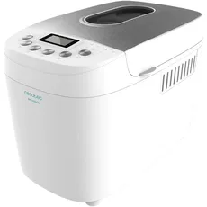 Cecotec Brotbackautomat Bread&Co 1500 PerfectCook. 850 W, 1,5 kg, 15 Programme, 15 programmierbare Stunden, 2 Widerstände, spülmaschinenfestes Tablett, Rezeptbuch