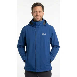 Jack Wolfskin Regenjacken Herren Blau Orchid L
