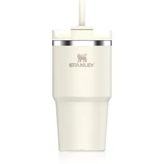 Stanley Quencher H2.O FlowStateTM Tumbler Edelstahlbecher mit Strohhalm klein Cream 2.0 1 St.