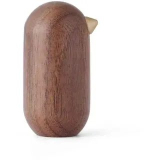 Normann Copenhagen 100243 Little Bird Deko-Vogel, Walnussholz, braun, 5x2,5cm