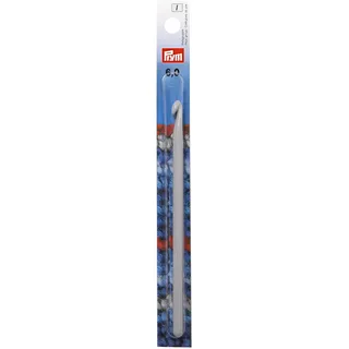 Prym Häkelnadeln ohne Griff KST 14 cm 6,00 mm grau Woll-Häkelnadel, Kunststoff, 6 mm