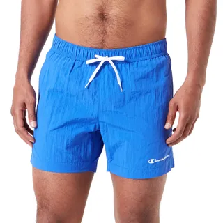 Champion Herren Legacy Beachshorts Ac Small Logo Badehose, Kobaltblau, Medium