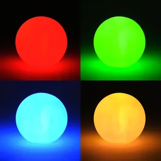 levandeo LED Kugel Farbwechsel - Kleine LED Lampe inklusiv Batterien - Leuchte Effektkugel Leuchtkugel Deko Farbwechsler Stimmungskugel