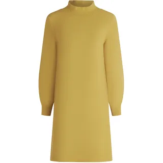 Strickkleid CARTOON "Strickkleid mit Stehkragen", Damen, Gr. 38, gold (burnished gold), Kleider Strickkleid