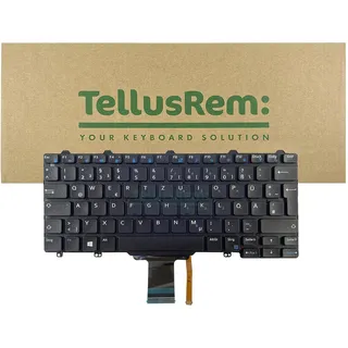TellusRem ersatztastatur Deutsche Hintergrundbeleuchtung für Dell Latitude E7250. Latitude E5250, Latitude E5270