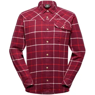 La Sportiva Rambler Light Flannel Shirt Men redwood/chalk (R25W04) XL