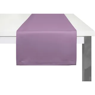 Tischläufer WIRTH "NEWBURY" Gr. 1, lila (flieder), B:50cm L:150cm, Baumwolle, Polyester, Tischdecken, Tischläufer