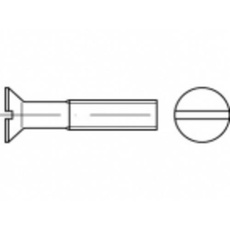 Bild von TO-5452494 Senkschrauben M8 60mm Schlitz Messing 100St.