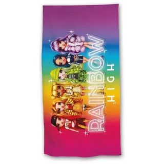 Aymax Rainbow High Strandtuch 70 x 140 cm mehrfarbig