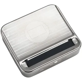 Champ - Zigarettenrollbox - Metallausführung - Tabakrollmaschine - Rollmaschine - Schlauchmaschine - Tabakdose - Zigarettenpapier 7 cm