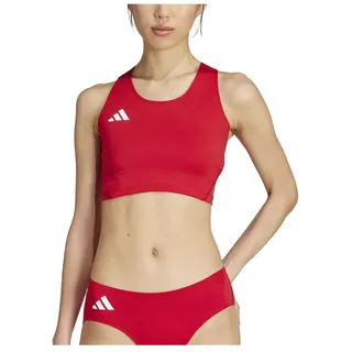 Adidas Adizero Essentials Crop Sport-top - Team Power Red 2 - S