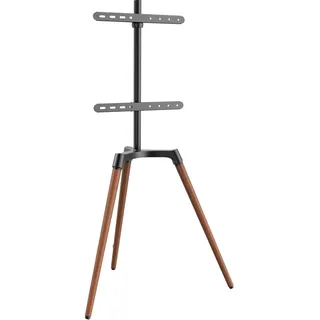My Wall HT 20 L TV-Rack 75,8 cm x 134,7 cm x 50,5 cm Schwarz/Braun Holz/Metall