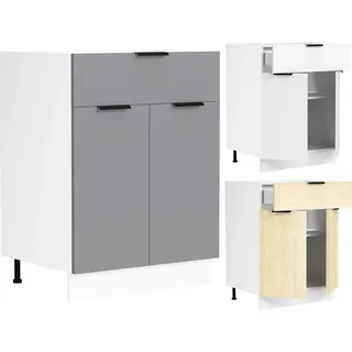 VCM Unterschrank Fasola 60 x 46 x 82 cm Weiß