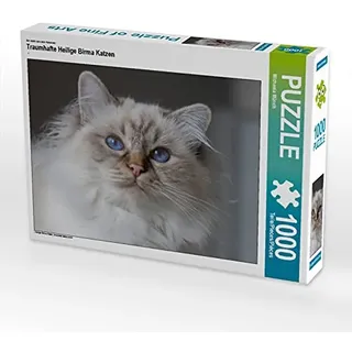 Calvendo Puzzle Ein Motiv aus dem Kalender Traumhafte Heilige Birma Katzen 1000 Teile Puzzle quer | Lege-Größe cm Foto-Puzzle für glückliche Stunden