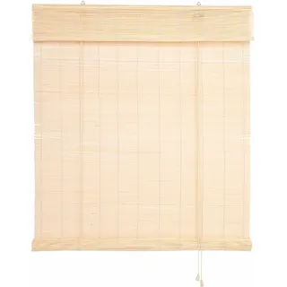 Seitenzugrollo LIEDECO "Bambus" Gr. 5, beige (naturfarben), B:140cm H:160cm, Bambus, Rollos, Seitenzugrollo, Bambusrollo