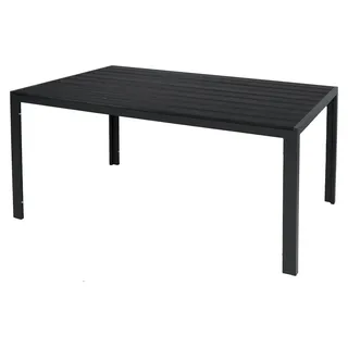Alu Nonwood Gartentisch Esstisch Outdoortisch anthrazit 180x90cm