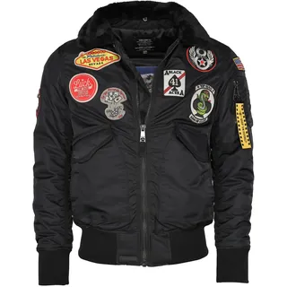 Top Gun Bomberjacke »Bomberjacke TG20213032«, schwarz,