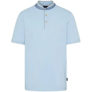 bugatti Herren Poloshirt Stehkragen Basic Kurzarm Modern Fit