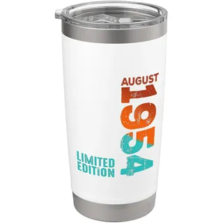 August 1954 Jahr 1954 Retro 1954 Vintage 1954 seit 1954 Doppelwandiger Edelstahl-Thermobecher