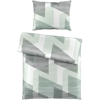 Esposa Bettwäsche , Grün , Textil , Abstraktes , 140x200 cm , pflegeleicht, atmungsaktiv, hautfreundlich, schadstoffgeprüft , Heimtextilien, Bettwäsche & Leintücher, Bettwäsche, Satin-Bettwäsche