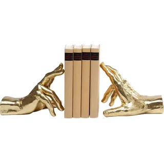 Kare Design Buchstütze "Buchstütze Holding Fingers (2/Set)", goldfarben