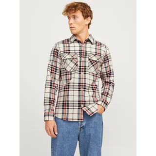 Jack & Jones Langarmhemd »JJEDARREN OVERSHIRT LS NOOS«, braun