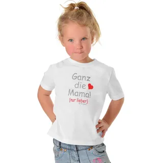 Trigema T-Shirt »TRIGEMA T-Shirt Mamas Liebling«, weiß