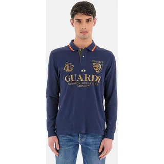 La Martina Poloshirt langarm für Damen - Blau