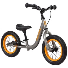 FabricBike Mini- Kinderlaufrad, Balance Bike Laufrad ab 18 Monate bis 4 Jahre, verstellbarem Sitz und Lenker, 12-Zoll-Rädern (Mini PRO Graphite & Orange)