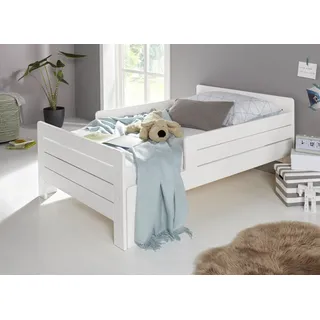 OTTO home Kinderbett LOTTE 140 x 200 cm Kiefer massiv weiß