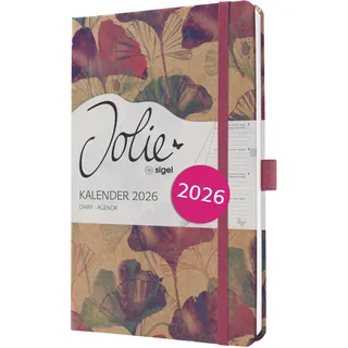 Sigel Wochenkalender Jolie A5 pink/violett 2026