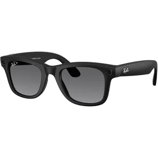 Ray-Ban Meta Wayfarer Polarisierte Sonnenbrille, - Grau, Schwarz