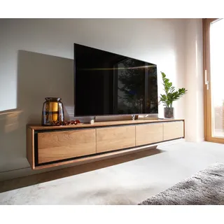 DeLife Stonegrace Lowboard 200 cm Braun/Hellbraun Holz