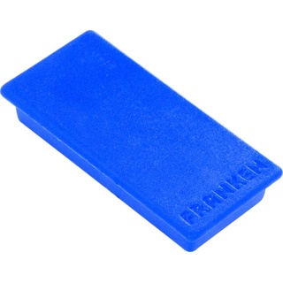 Franken Haftmagnet Magnet blau, Kunststoff 2,3 x 5,0 cm, 10 St.