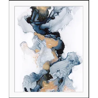 Queence »Wlad« Abstrakt Spa Spirituelle bild(er): Stein HD Premium Poster-Druck inkl. Holzrahmen,