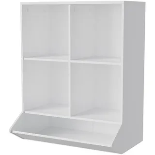 Vicco Kinderregal Conny Weiß 65.5 x 82.5 cm , Holzwerkstoff , Rechteckig , 65.5x82.5x31 cm , Babymöbel & Kindermöbel, Babyzimmer, Babyregale & Kinderregale