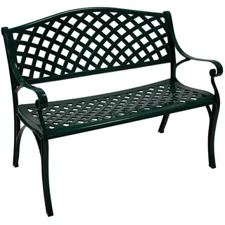 Bank OXFORD 2-sitzer, Aluguss dunkelgrün