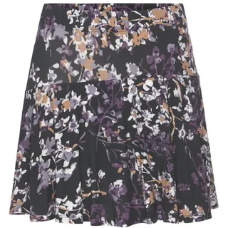 VIVANCE Hosenrock Damen Floral Lila 34